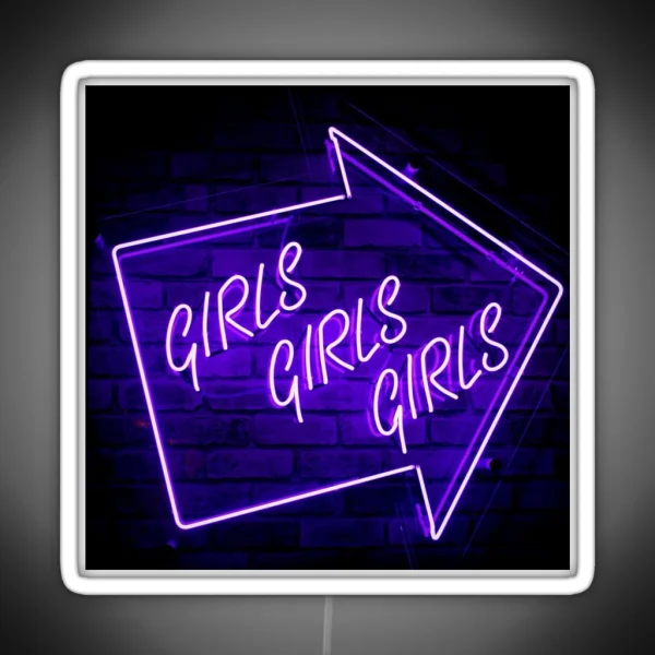 Girls RGB Neon Sign