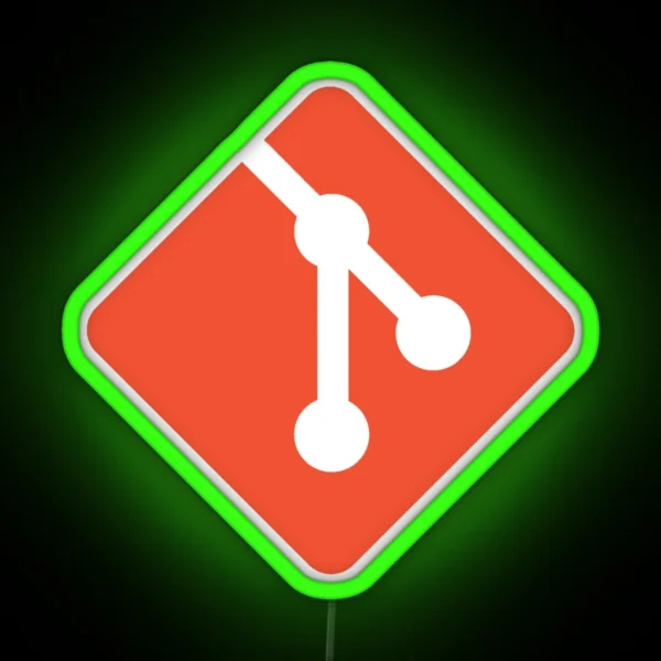 Git Vcs Led For Programmers Or Coders RGB Neon Sign