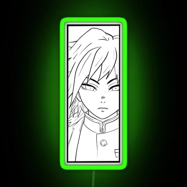 Giyu Tomioka RGB Neon Sign