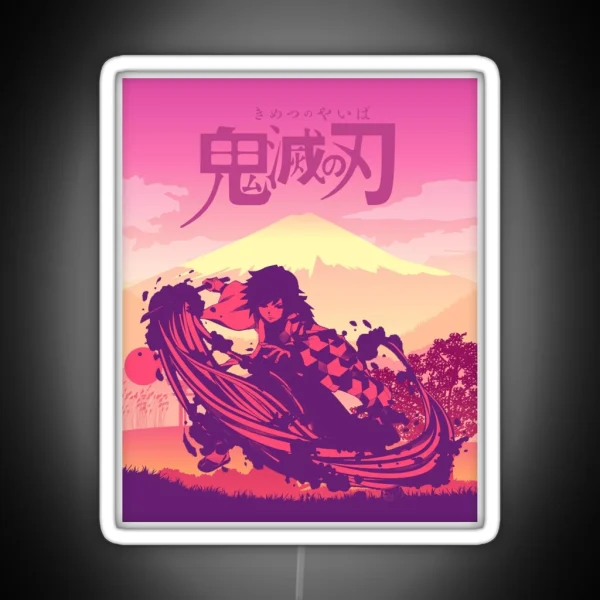 Giyu Tomioka RGB Neon Sign