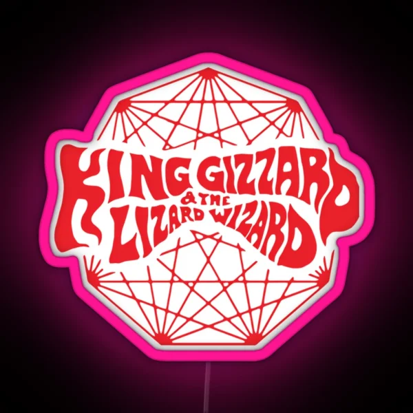 Gizzard King Merch Pullover RGB Neon Sign