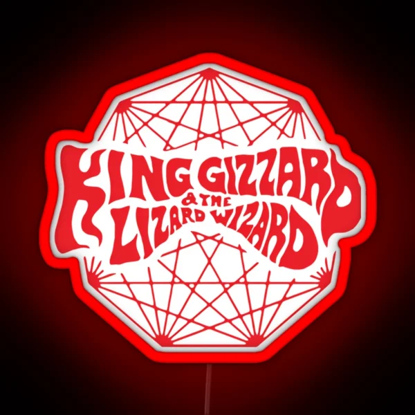 Gizzard King Merch Pullover RGB Neon Sign