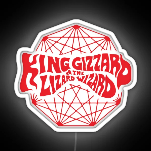 Gizzard King Merch Pullover RGB Neon Sign