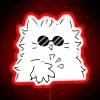 Glasses Cat RGB Neon Sign - Image 2