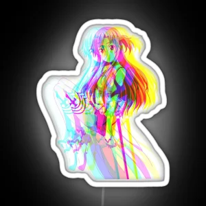 Glitched Asuna RGB Neon Sign