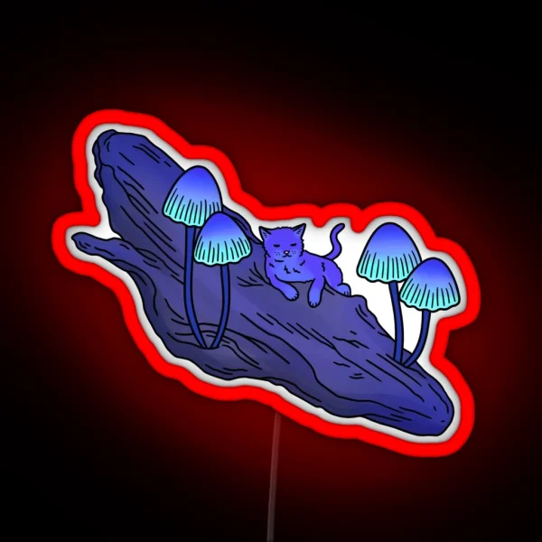 Glowing Mushrooms RGB Neon Sign