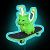 Gnarpy On A Skateboard Regretevator RGB Neon Sign - Image 3