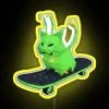 Gnarpy On A Skateboard Regretevator RGB Neon Sign - Image 5