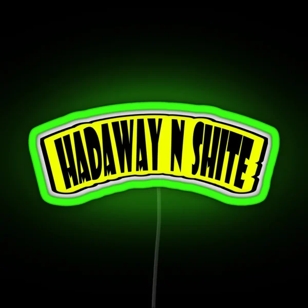 Go Away The Geordie Way RGB Neon Sign