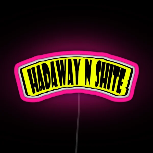 Go Away The Geordie Way RGB Neon Sign