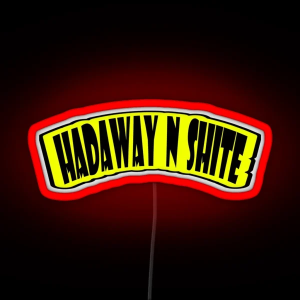 Go Away The Geordie Way RGB Neon Sign
