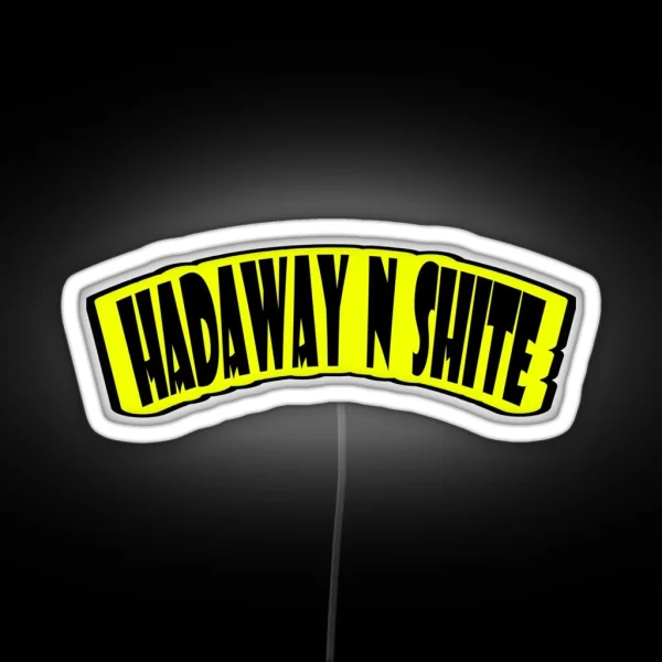 Go Away The Geordie Way RGB Neon Sign