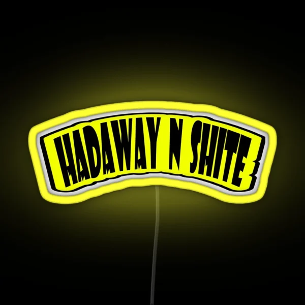 Go Away The Geordie Way RGB Neon Sign