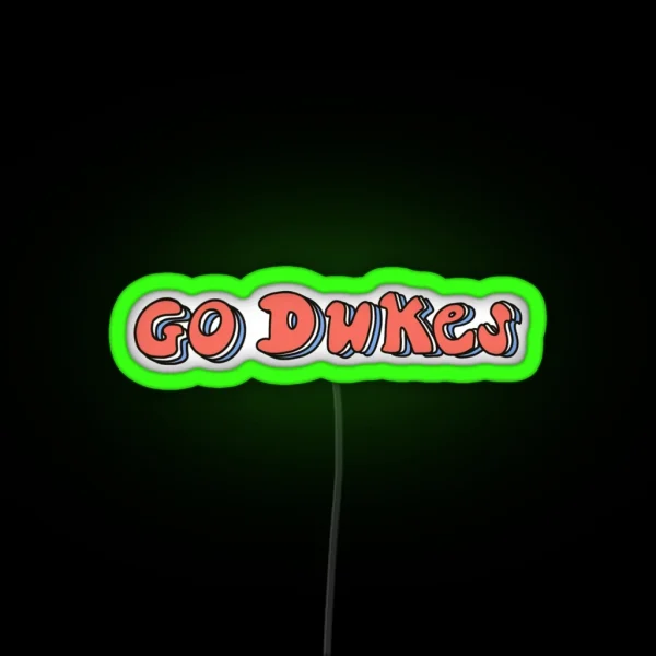 Go Dukes Duquesne University RGB Neon Sign