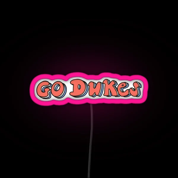 Go Dukes Duquesne University RGB Neon Sign