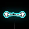 Go Kart Happiness Cart Racer Funny Go Kart Go Karting Funny Racing RGB Neon Sign - Image 3
