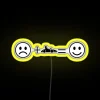 Go Kart Happiness Cart Racer Funny Go Kart Go Karting Funny Racing RGB Neon Sign - Image 5
