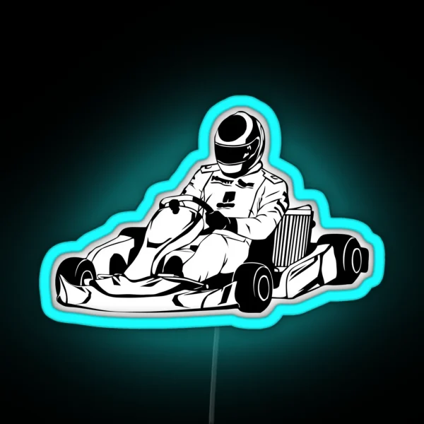 Go Kart Race Kart Kart Kart Sport RGB Neon Sign