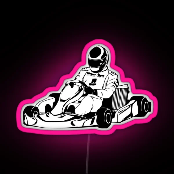 Go Kart Race Kart Kart Kart Sport RGB Neon Sign