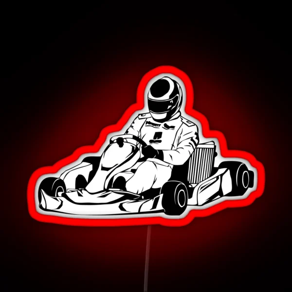 Go Kart Race Kart Kart Kart Sport RGB Neon Sign