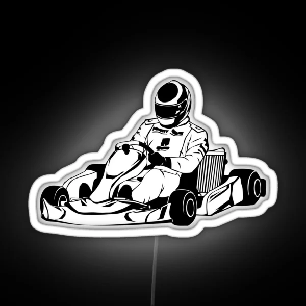Go Kart Race Kart Kart Kart Sport RGB Neon Sign
