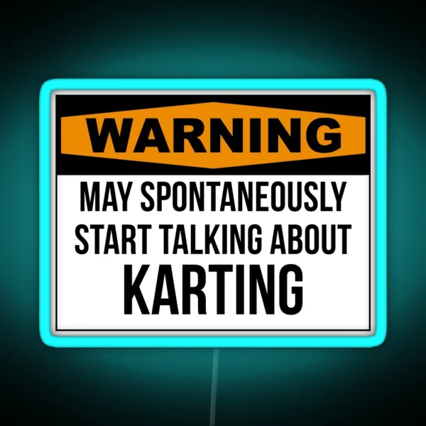 Go Kart RGB Neon Sign