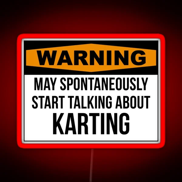 Go Kart RGB Neon Sign