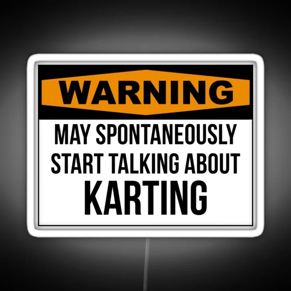 Go Kart RGB Neon Sign