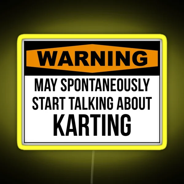 Go Kart RGB Neon Sign