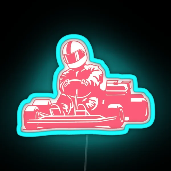 Go Karting RGB Neon Sign