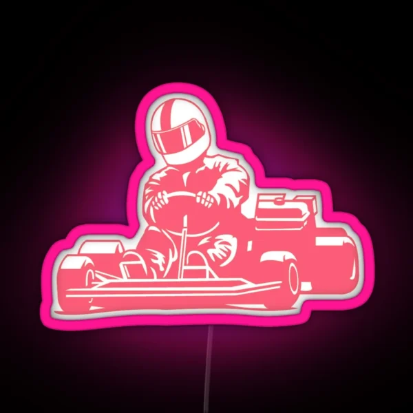 Go Karting RGB Neon Sign