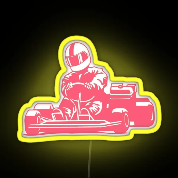 Go Karting RGB Neon Sign