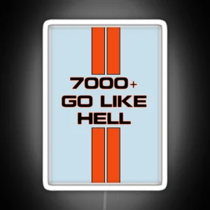 Go Like Hell 7000rpm RGB Neon Sign