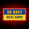 Go Navy Beat Army Led RGB Neon Sign - Image 2