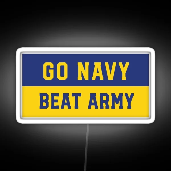 Go Navy Beat Army Led RGB Neon Sign