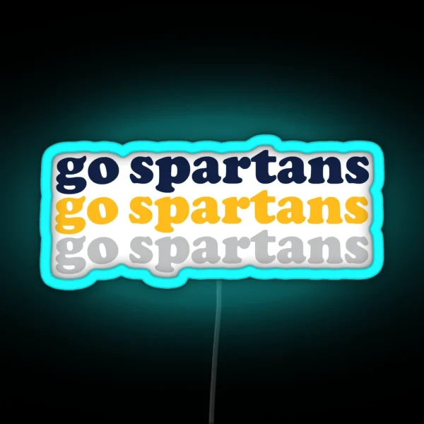 Go Spartans RGB Neon Sign