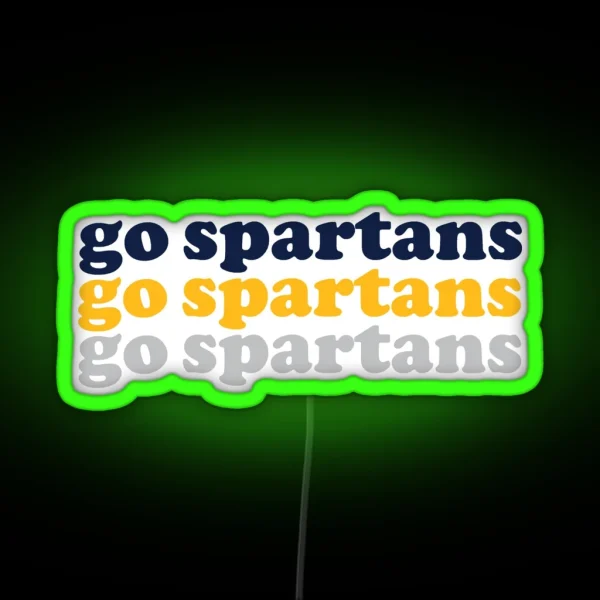 Go Spartans RGB Neon Sign