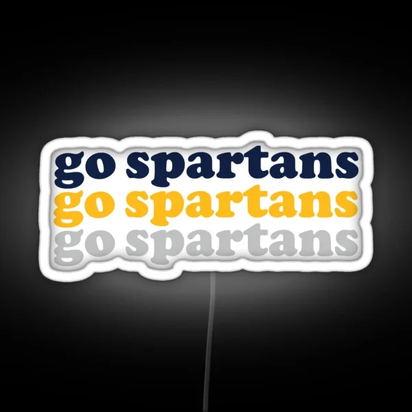 Go Spartans RGB Neon Sign