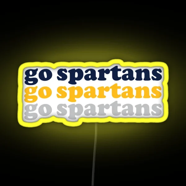 Go Spartans RGB Neon Sign