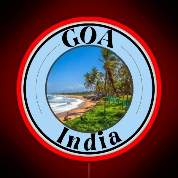 Goa India Gifts And Merchandise RGB Neon Sign