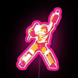 Goalie Yellow Pink RGB Neon Sign