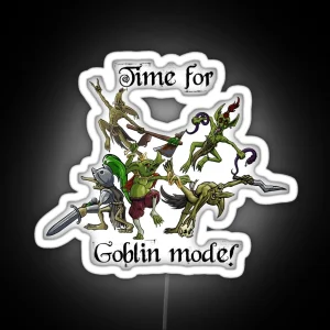 Goblin Mode Party RGB Neon Sign