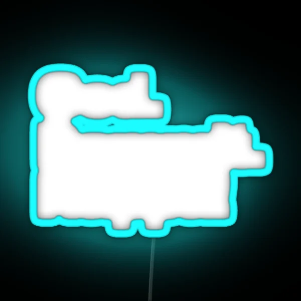 God Dammit Nappa RGB Neon Sign