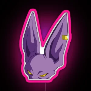 God Of Destruction Beerus Peeker Dragon Ball RGB Neon Sign