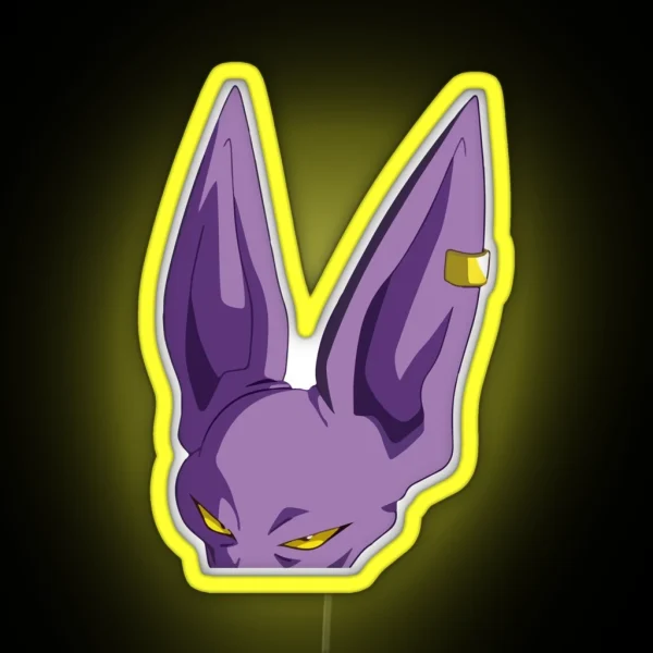 God Of Destruction Beerus Peeker Dragon Ball RGB Neon Sign