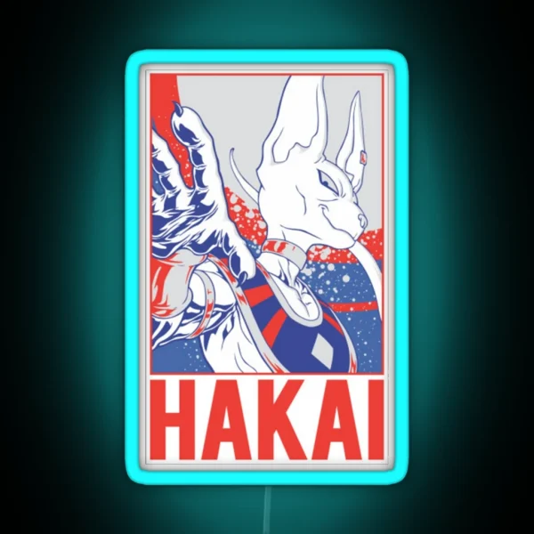 God Of Destruction Hakai Destruction RGB Neon Sign