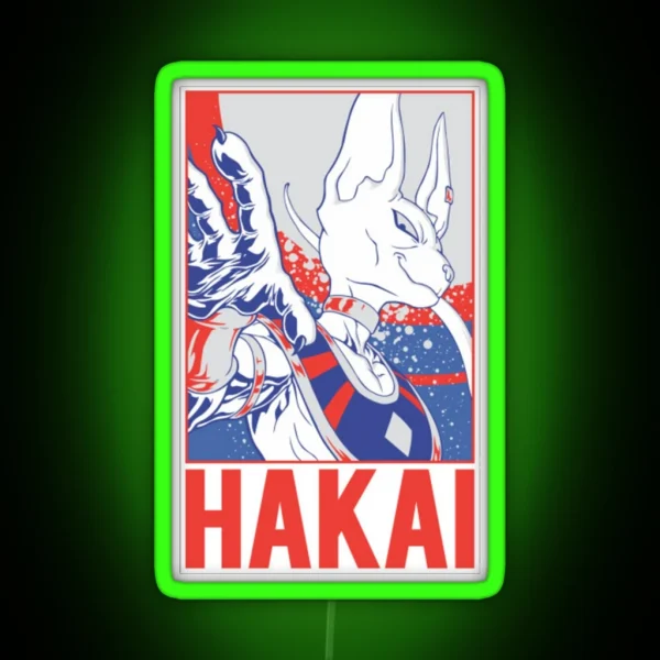 God Of Destruction Hakai Destruction RGB Neon Sign