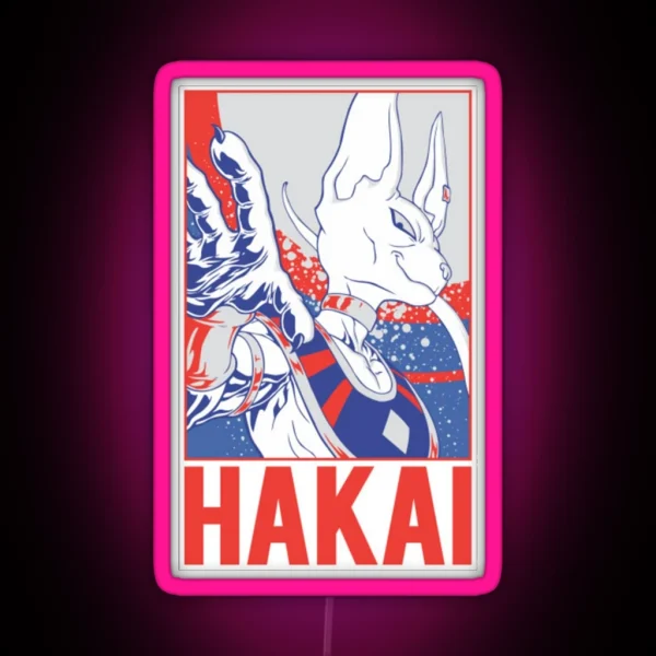 God Of Destruction Hakai Destruction RGB Neon Sign