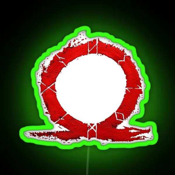 God Of War Logo RGB Neon Sign