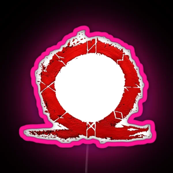 God Of War Logo RGB Neon Sign